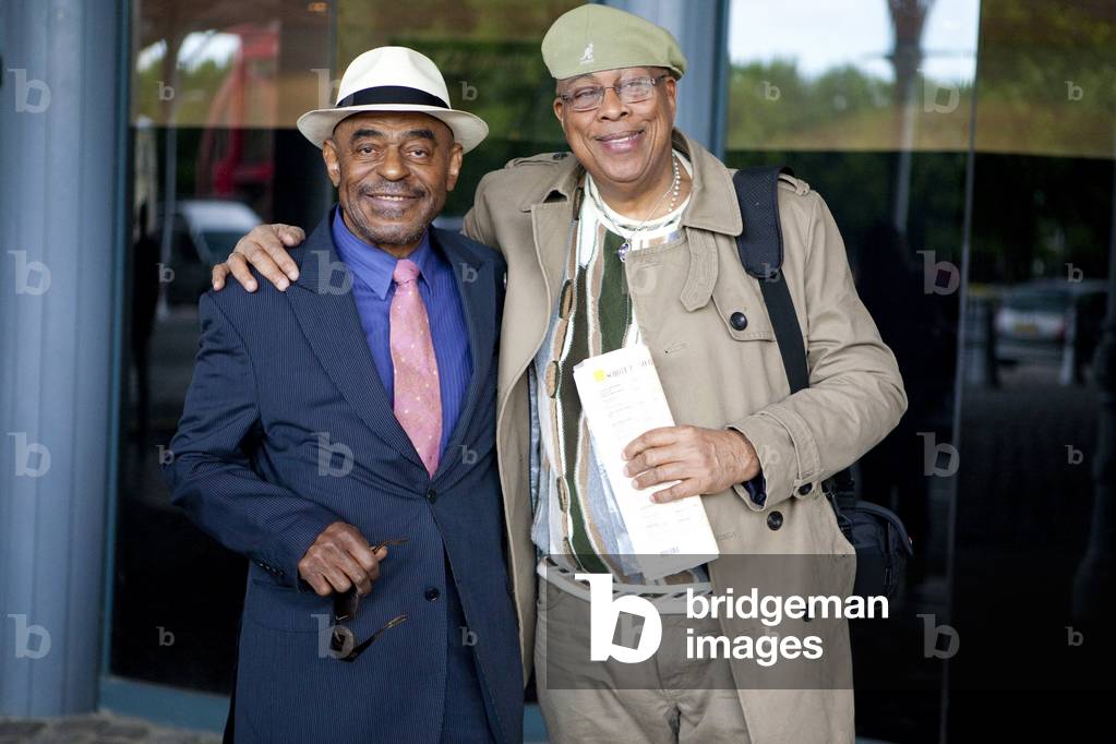 Chucho Valdes, pianist and Archie Shepp, saxophonist. Grande Halle de la Villette, Paris. Photography festival jazz a la villette 2010