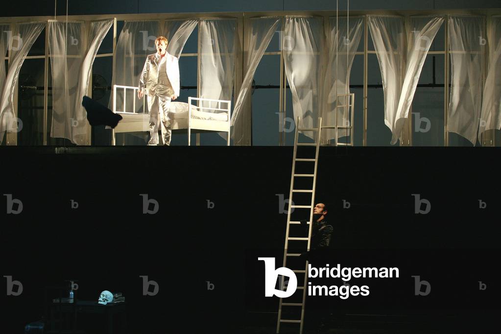 General repetition of “The Rake's Progress””, opera by Igor Stravinsky at Opera Gernier, Frevrier 2008. Orchestre et choreurs de l'Opera de Paris directed by Edward Gardner and directed by Olivier Py. Photography