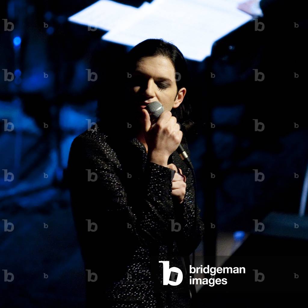 History of Melody Nelson at the Cite de la Musique in Paris. Brian Molko and Martina Topley Bird. Photography on 23/10/08