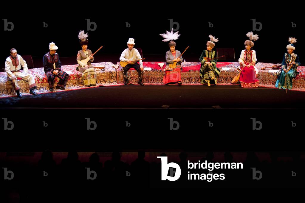 Central Asia. Music of the steppes at the Cité de la Musique. Photography on 27/11/09