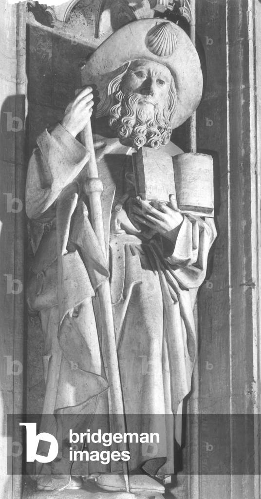 "San Giacomo (pietra) (foto in b/n)", 15th Secolo di Spanish School, b/w