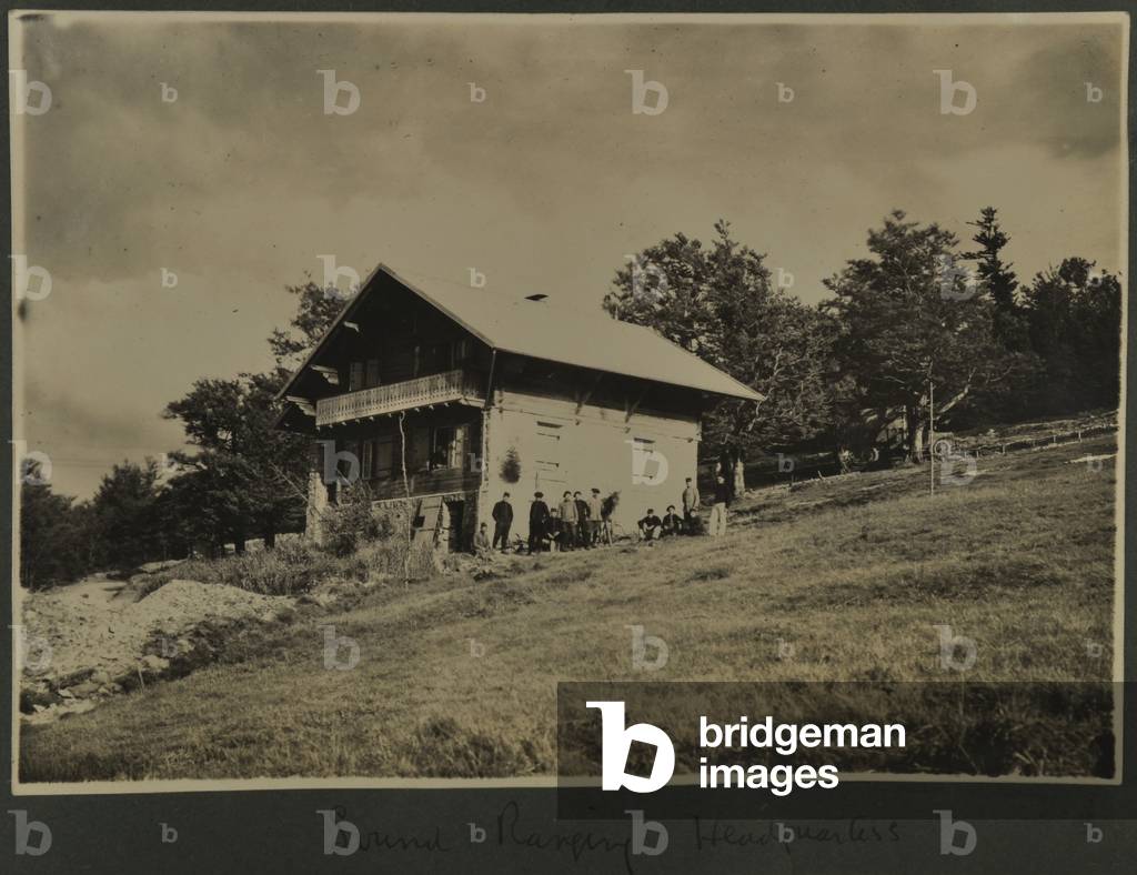 Sound Ranging Headquarters, 1915-18 (b/w photo)