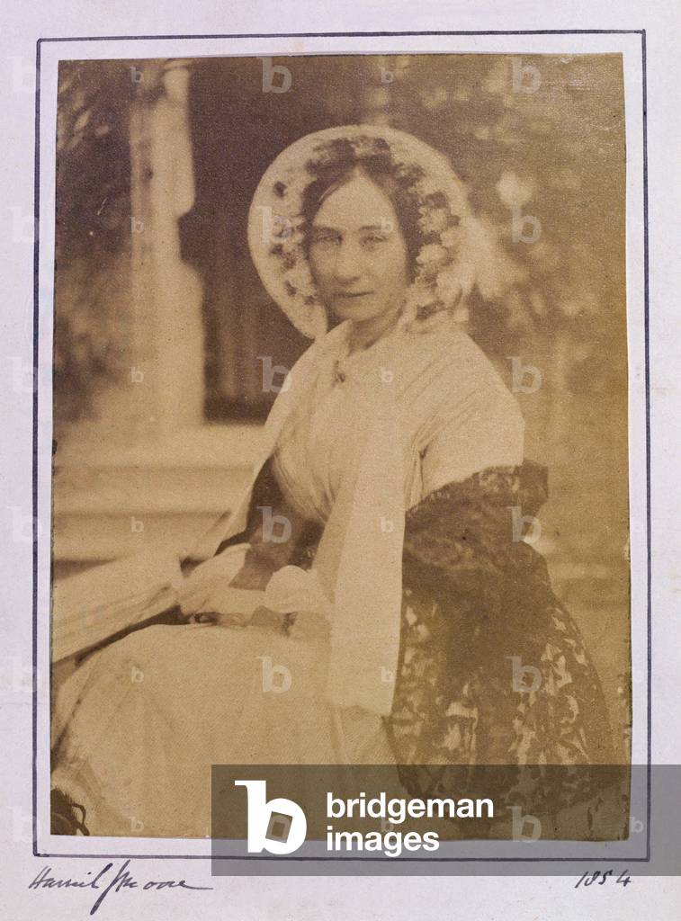 Portrait of Harriet Jane Moore (1801-84) 1854 (albumen print)