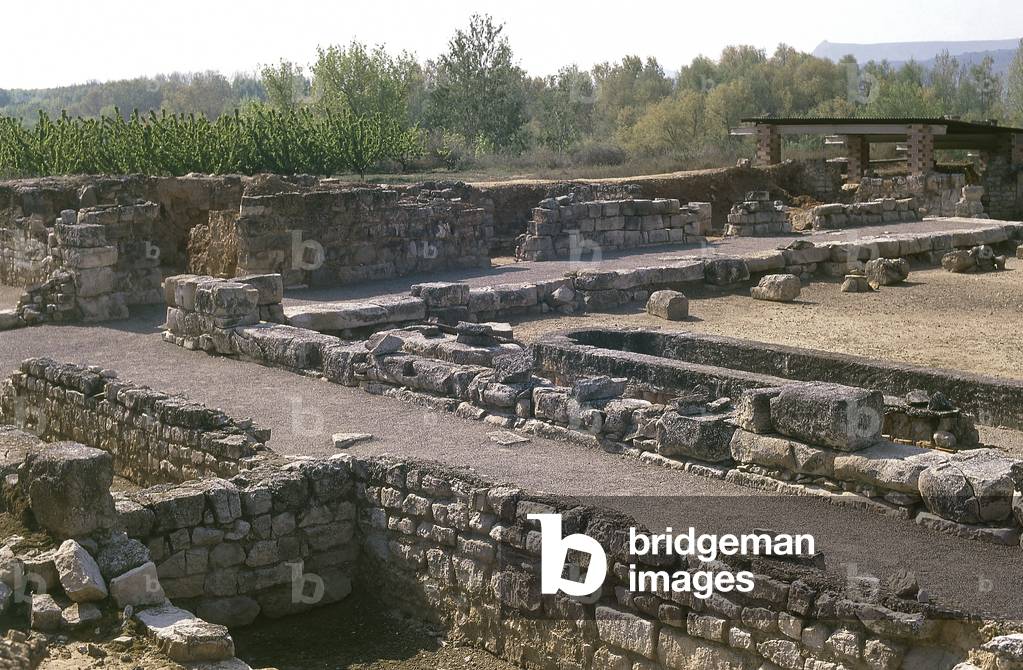 Roman Era, Villa Fortunatus, Ruins, Aragon, Spain