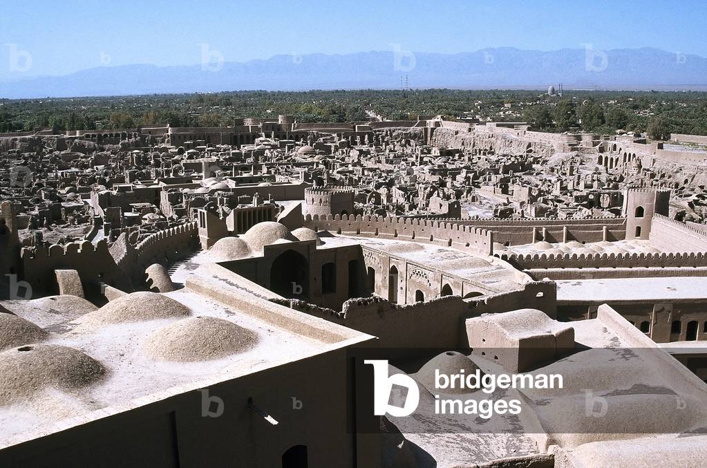 Iran. Bam country. Citadel. Dating around 2.000 years ago. View before the earthquake, 2003.