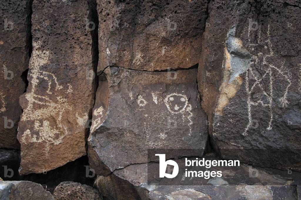 Petroglyph National Monument. Petroglyphs. New Mexico. USA.