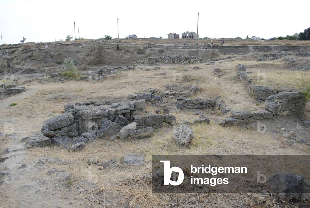 Ruins of Myrmekion. Ukraine.