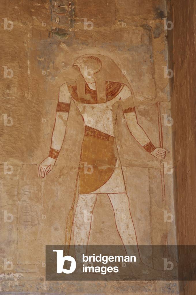 Horus. Temple of Hatshepsut. Egypt.