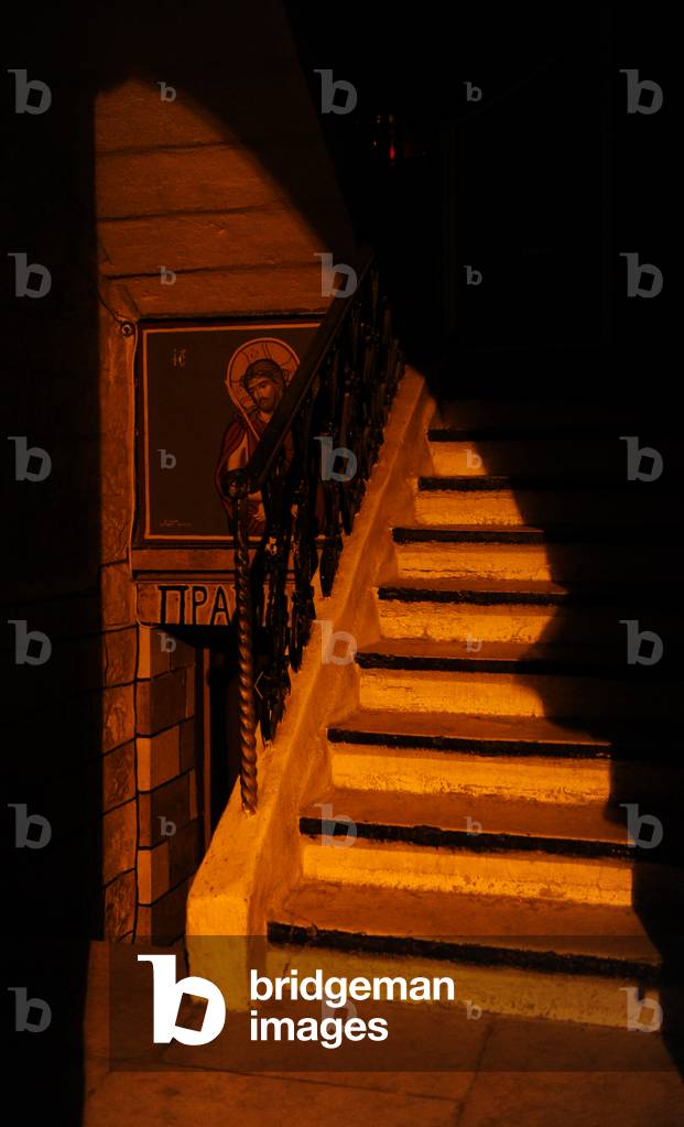 Israel. Jerusalem. Monastery of the Praetorium. Prison of Christ.