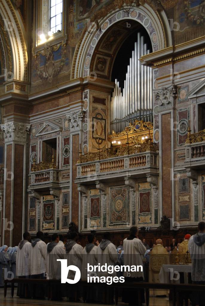 Archbasilica of St. John Lateran. Religious celebration. Rome. Italy.