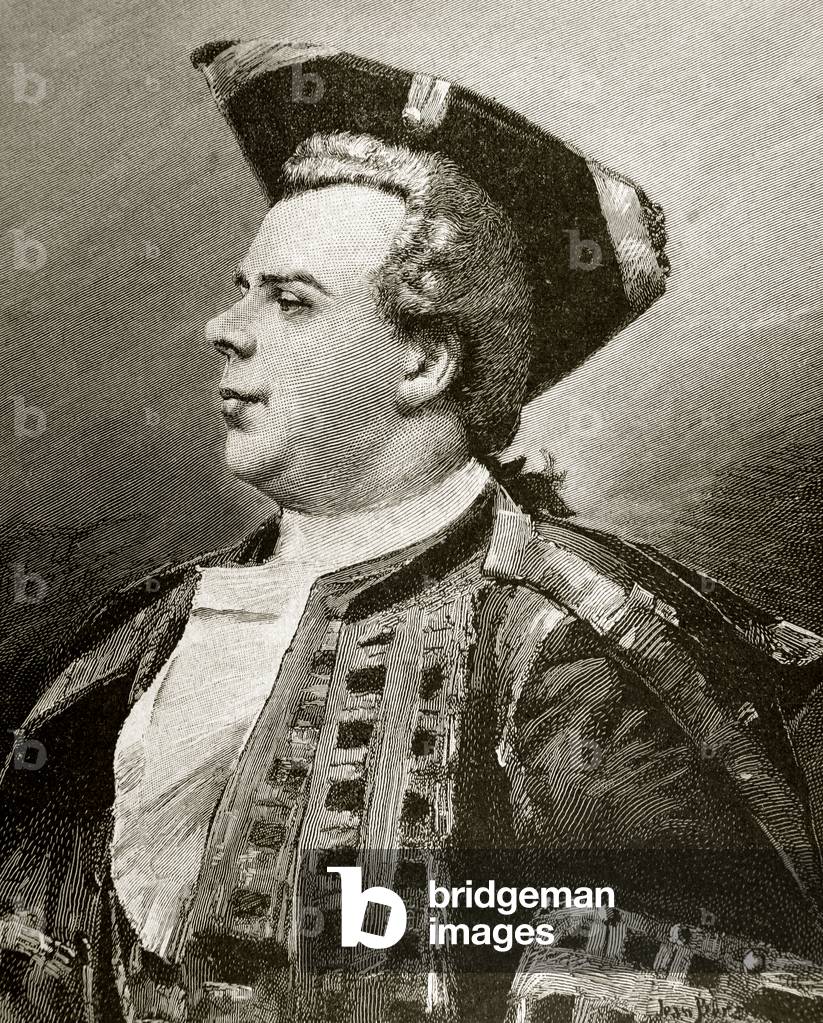 Coquelin Aine, French actor (engraving)