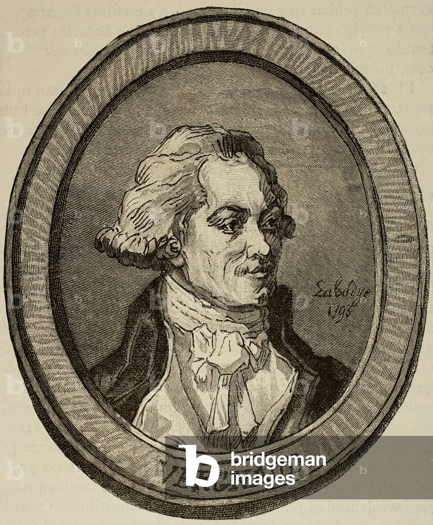 Portrait of Pierre Victurnien Vergniaud (engraving)