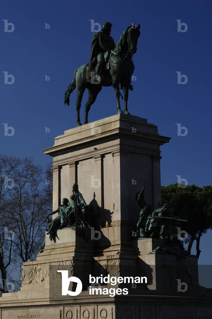 Monument of Giuseppe Garibaldi. Rome. Italy.