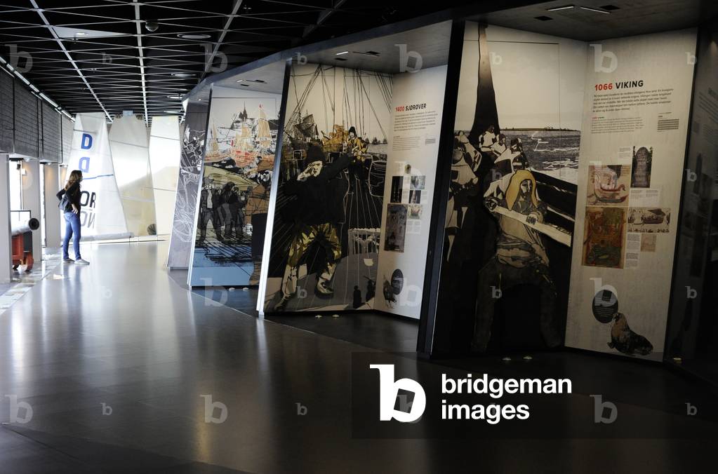 Inside of the Norwegian Maritime Museum, Oslo, Norway