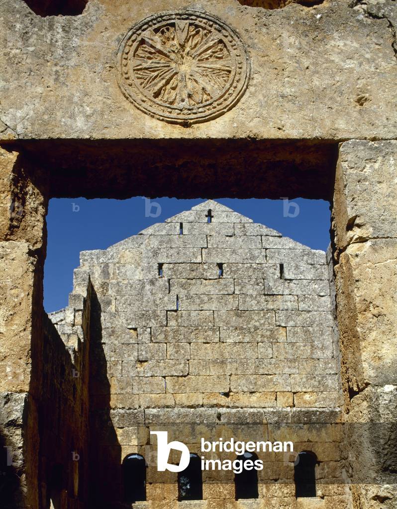 Byzantine Art. Syria. Al Bara (al-kafr). Dead Towns. Church ruins, 5th century. Western Asia.