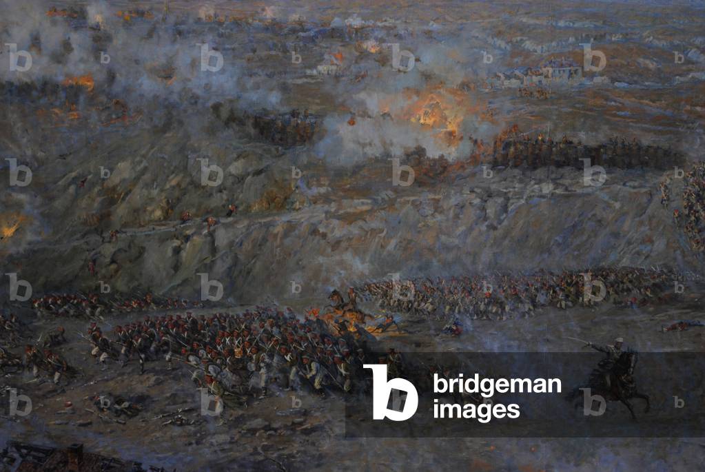 Crimean War (1853-1856). Siege of Sevastopol, 1854-1855, by Franz Alekseyevich Roubaud (1856-1928).