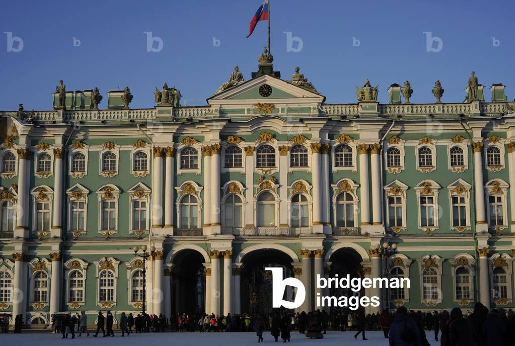 Russia. Saint Petersburg. The State Hermitage Museum. Facade.