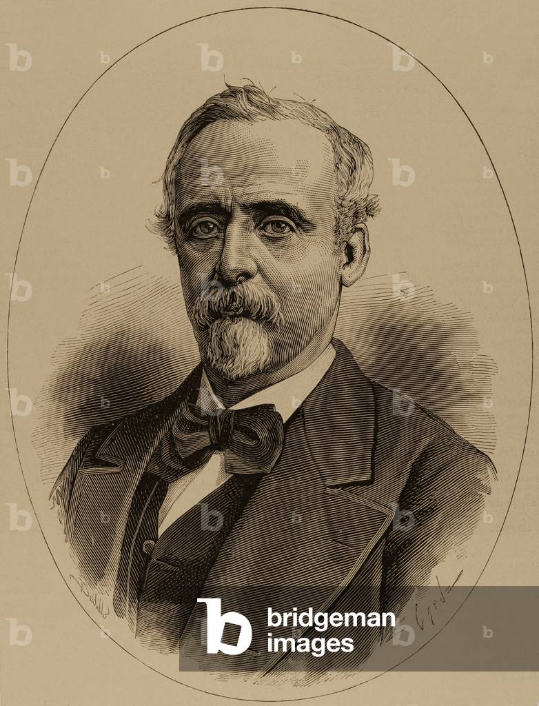 Fernando Cos-Gayon (1825-1898). Engraving.