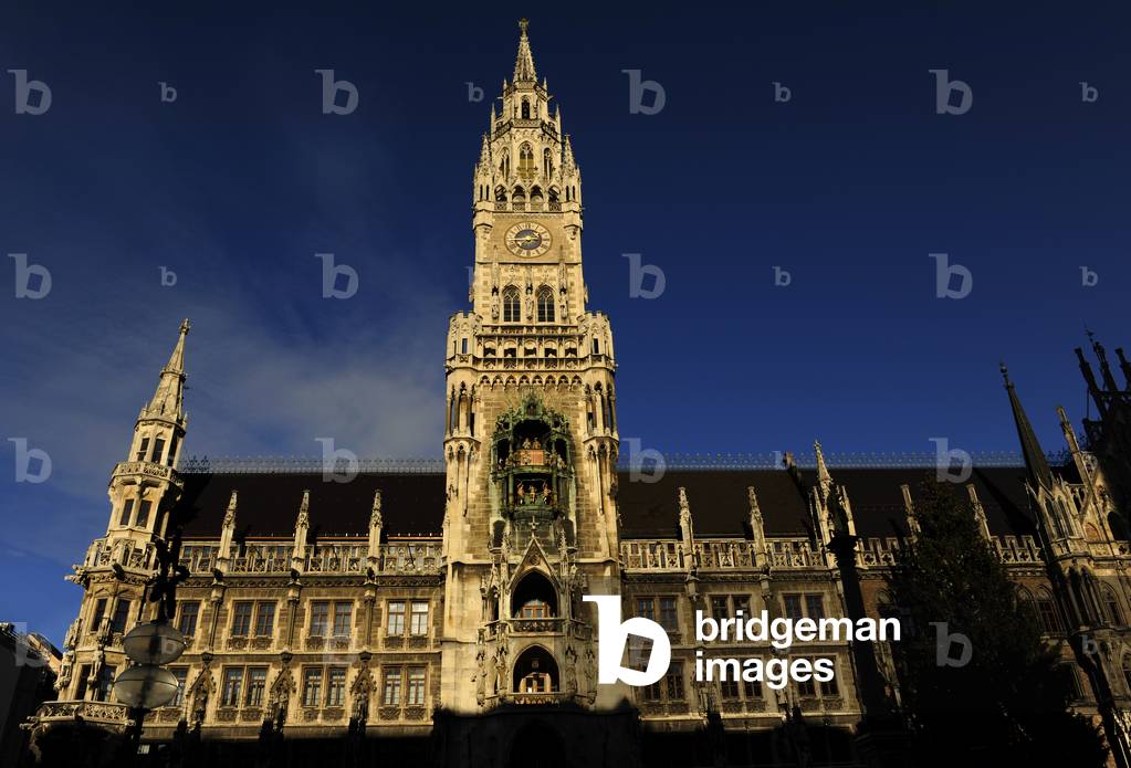 Germany. Munich. The New Town Hall. Marienplatz.