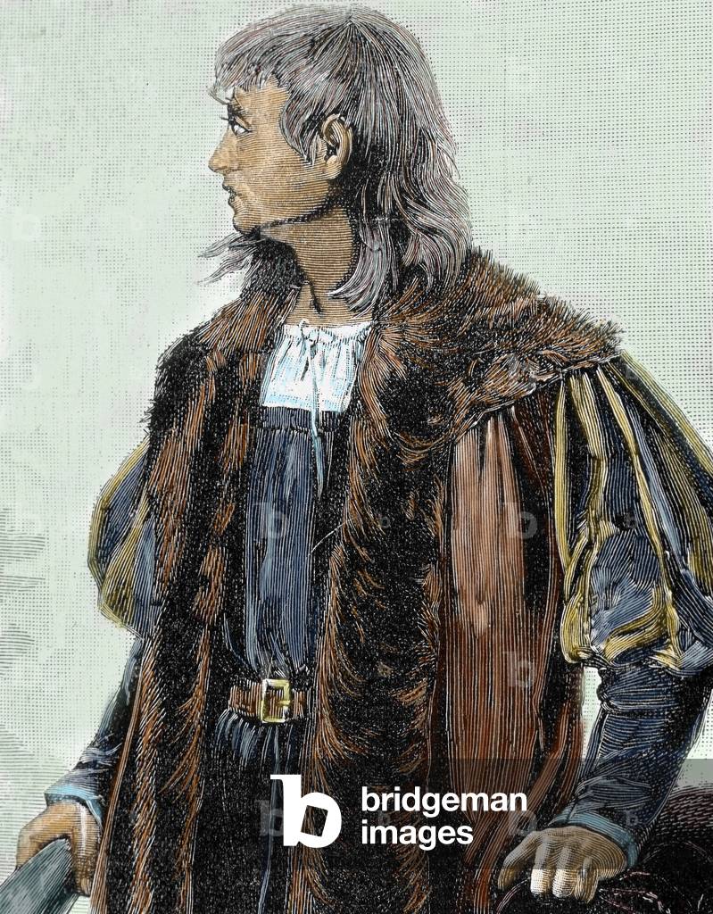 Christopher Columbus (engraving) (later colouration)