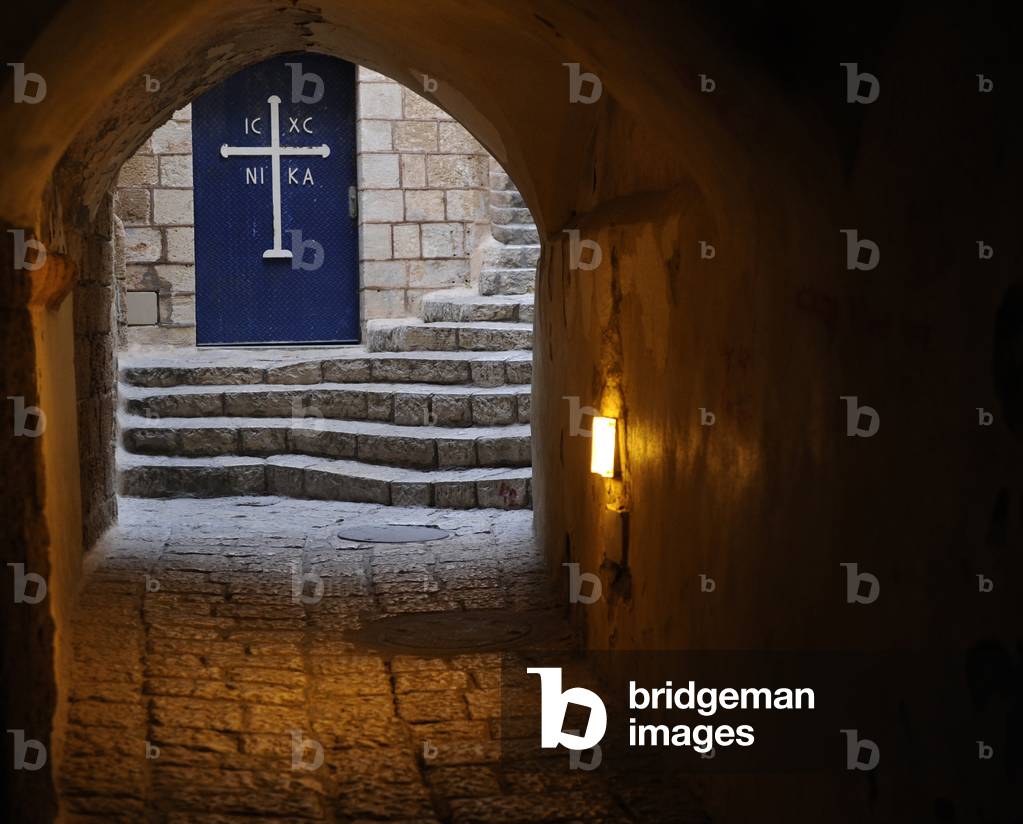 Israel. Jaffa. A street. Old town. Late afternoon