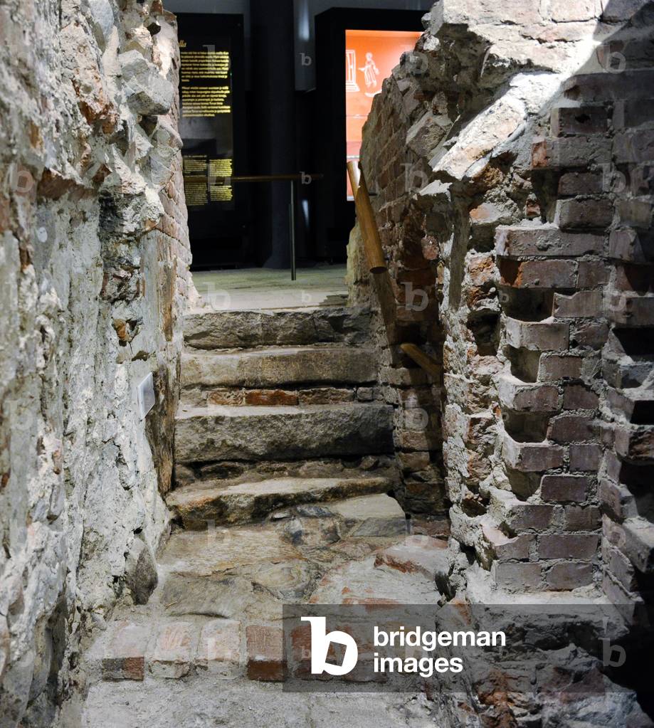 Aboa Vetus & Ars Nova . Aboa Vetus. Remains of six medieval buildings.  Finland. Turku.