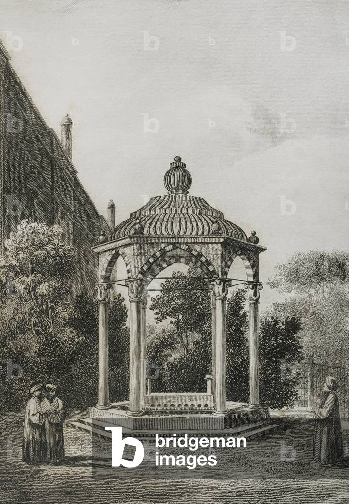 Tomb of Raghib Pasha, Istanbul, 1840 (Engraving)