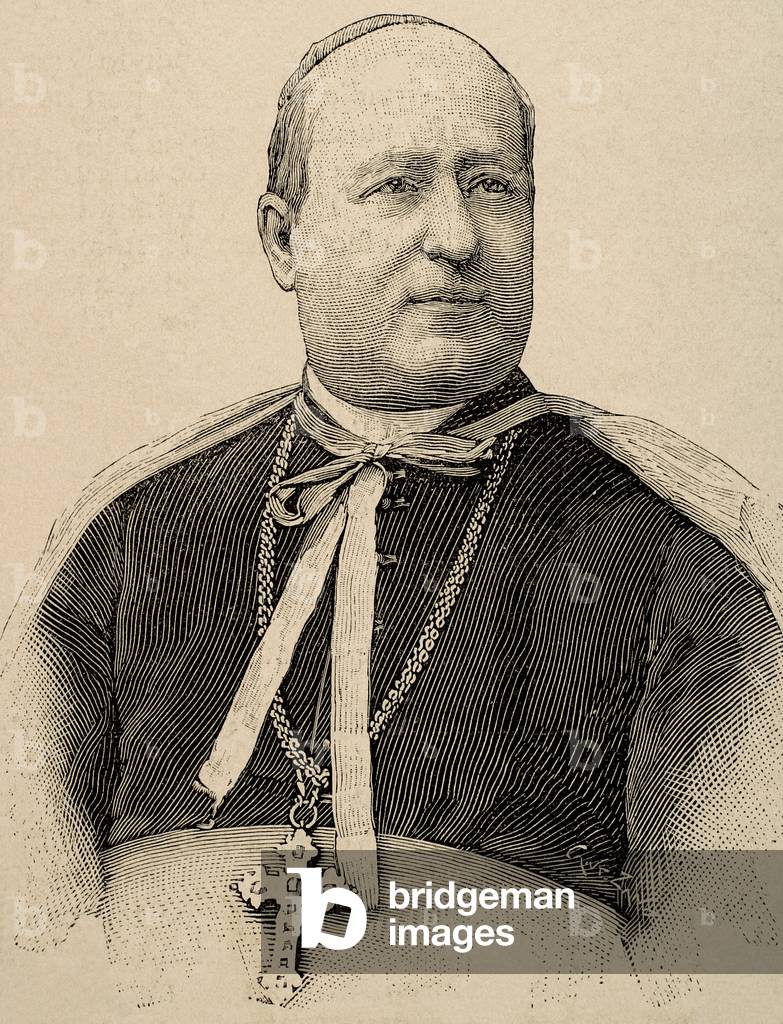 Domenico Maria Jacobini (1837-1900). Engraving.