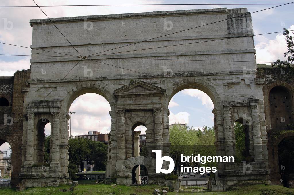 The Porta Maggiore, Rome, Italy