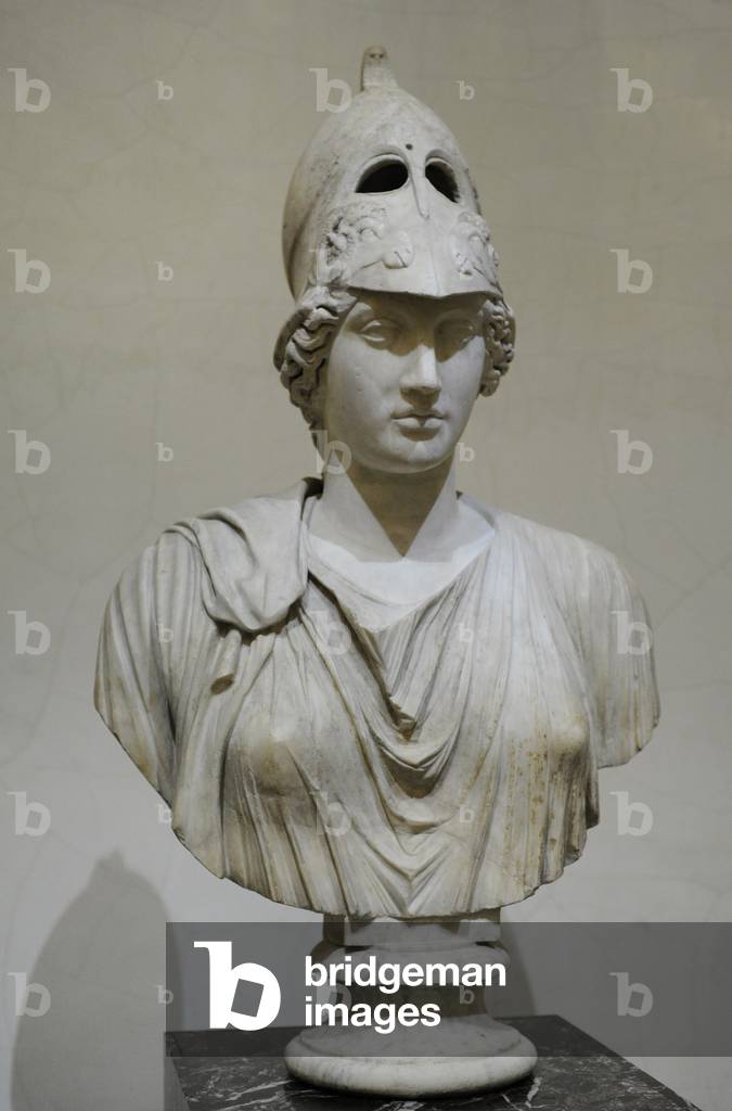 Bust of Athena. Roman work. 2nd c. AD. After the Greek original of the late 5th c. BC.