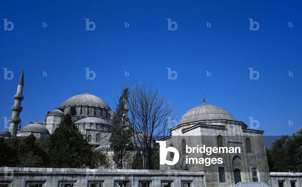 Turkey. Istanbul. Suleymaniye Mosque.