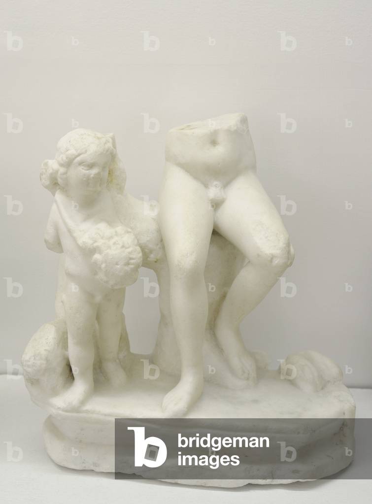 Sculptural group, Members of the cortege of Bacchus, Antonine era, 2nd century AD Spain