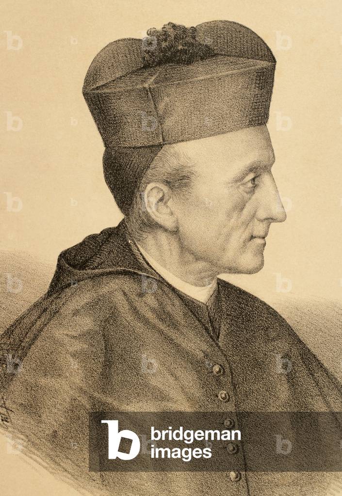Henry Edward Manning (18081892). English Roman Catholic Archbishop of Westminster. Engraving.