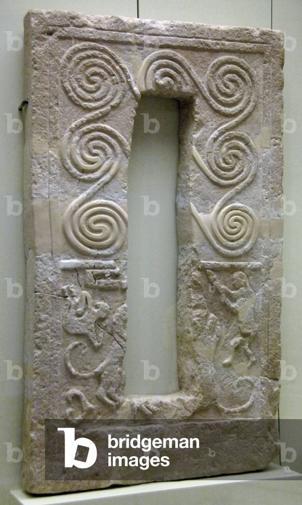 Funerary stele. Late Helladic I period. Mycenae