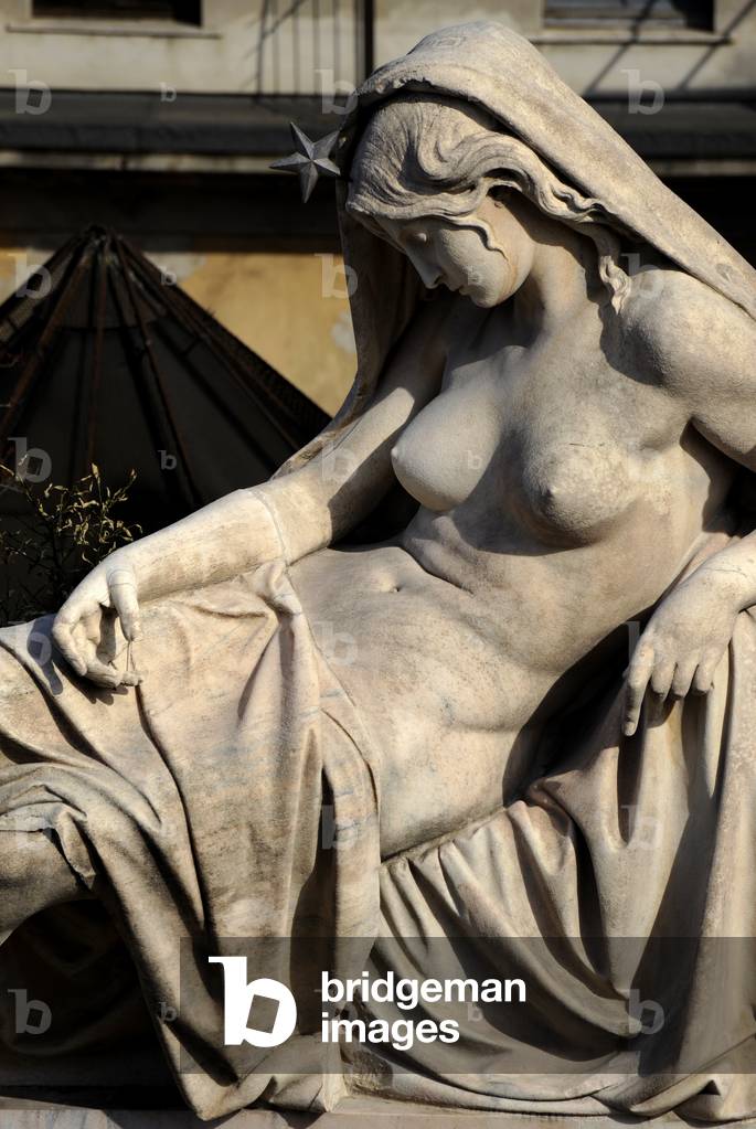 Italy. Milan. Detail sculpture.