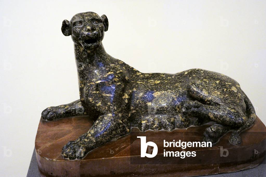 Statue of Panther, Imperial era, Roman work, Granite