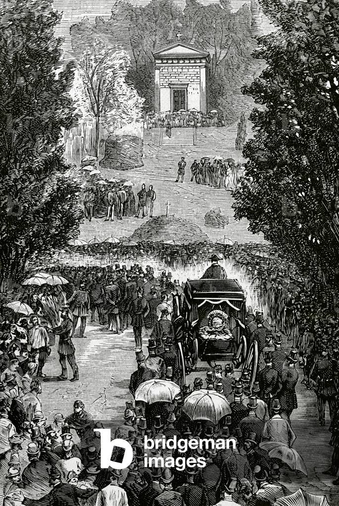 Burial of Jules Michelet (engraving)