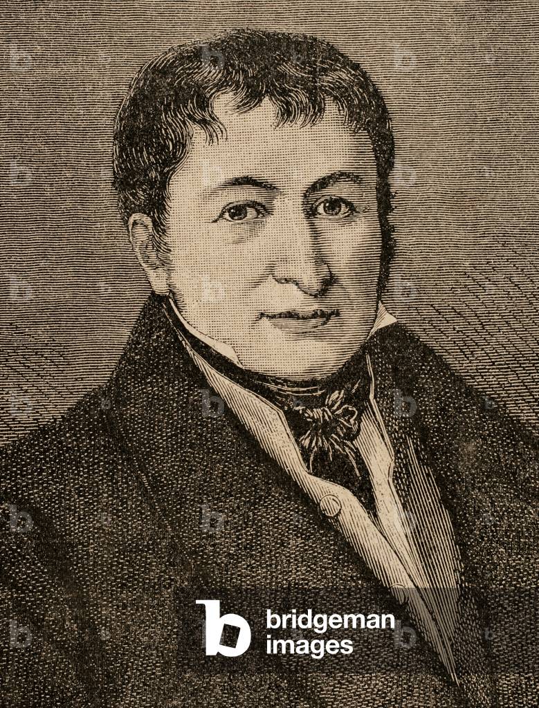 Friedrich Koenig (1774-1833). Engraving. Germany