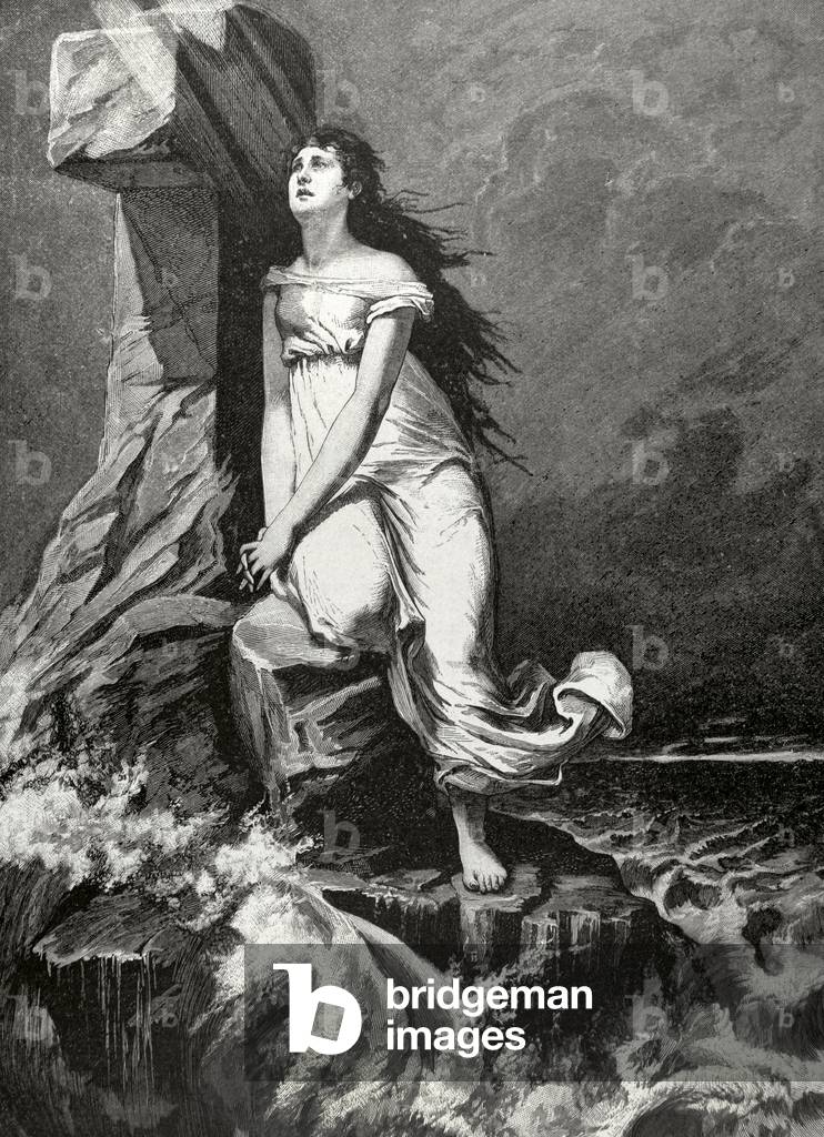 The hope (engraving) by W, Weimar, 1891