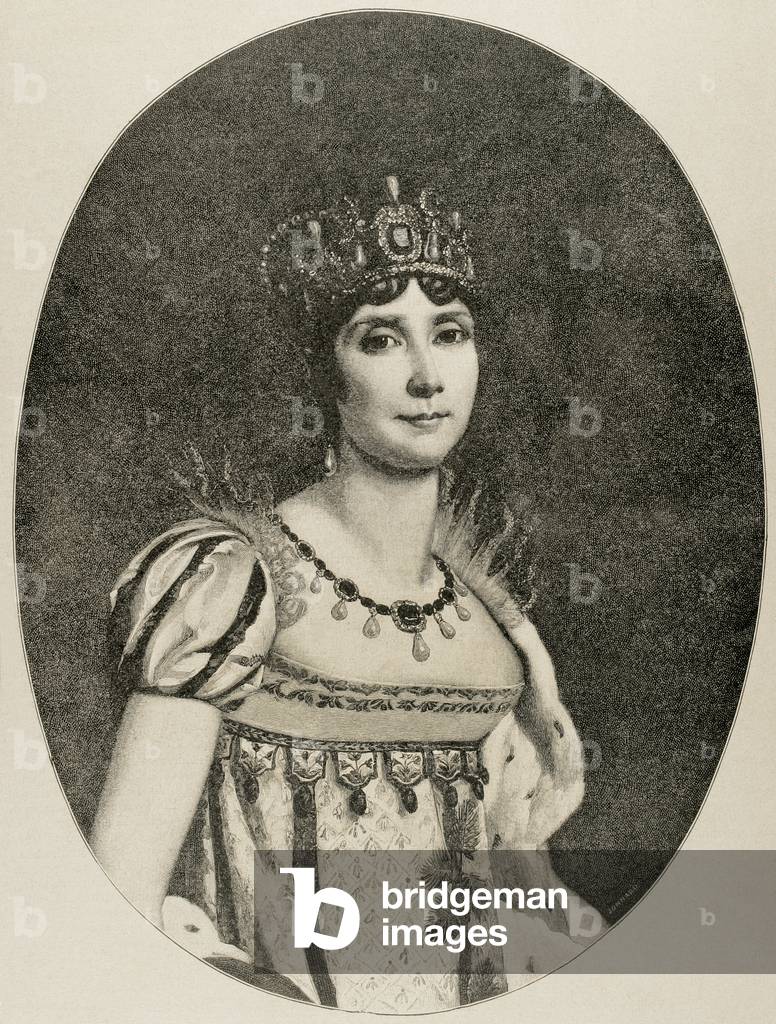 Josephine de Beauharnais (1763-1814). Engraving.