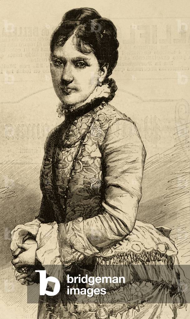Baroness of Kaula. Engraving.