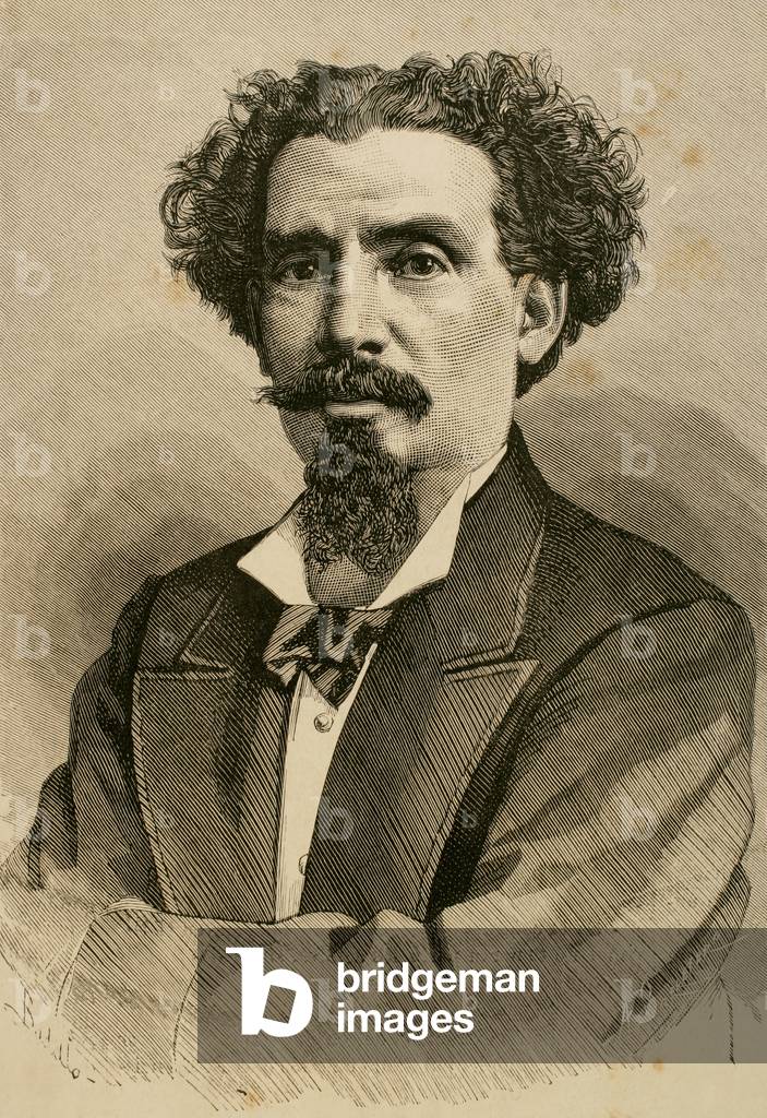 Francisco Linares Alcantara (1825-1878). President of Venezuela 1878-1879. Engraving, 1877.