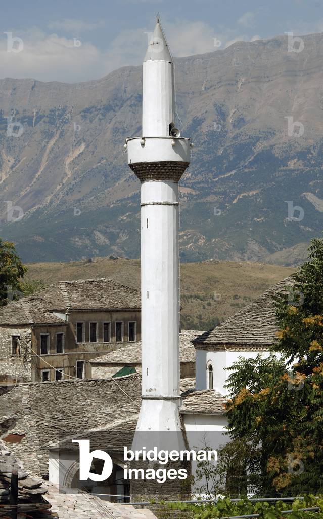 Albania Gjirokaster, Mosque minaret, 18th century (photo)