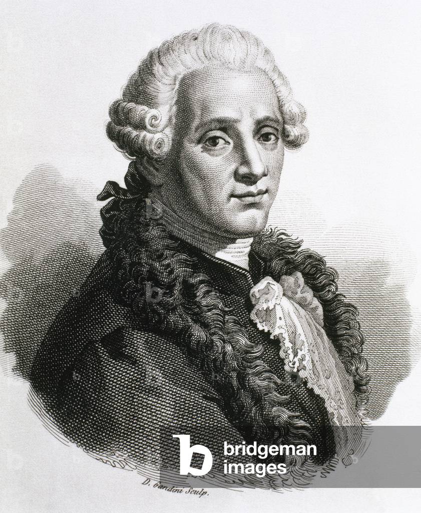 Niccolo Piccinni (1728-1800). Portrait (engraving)