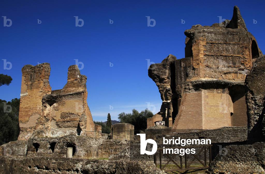 Hadrian's Villa. The Greek and Latin Libraries. 2nd century. Italy.