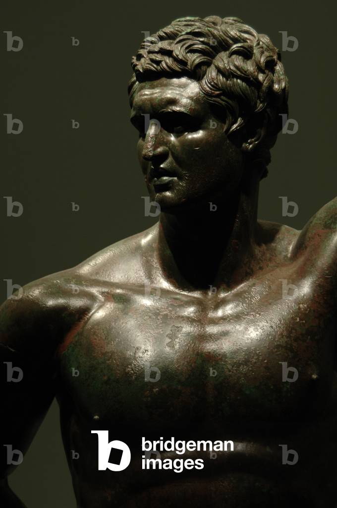 Hellenistic prince represented in heroic nudity. Is generally considered as the representation of an early portrait of Attalus II, king of Pergamon. 