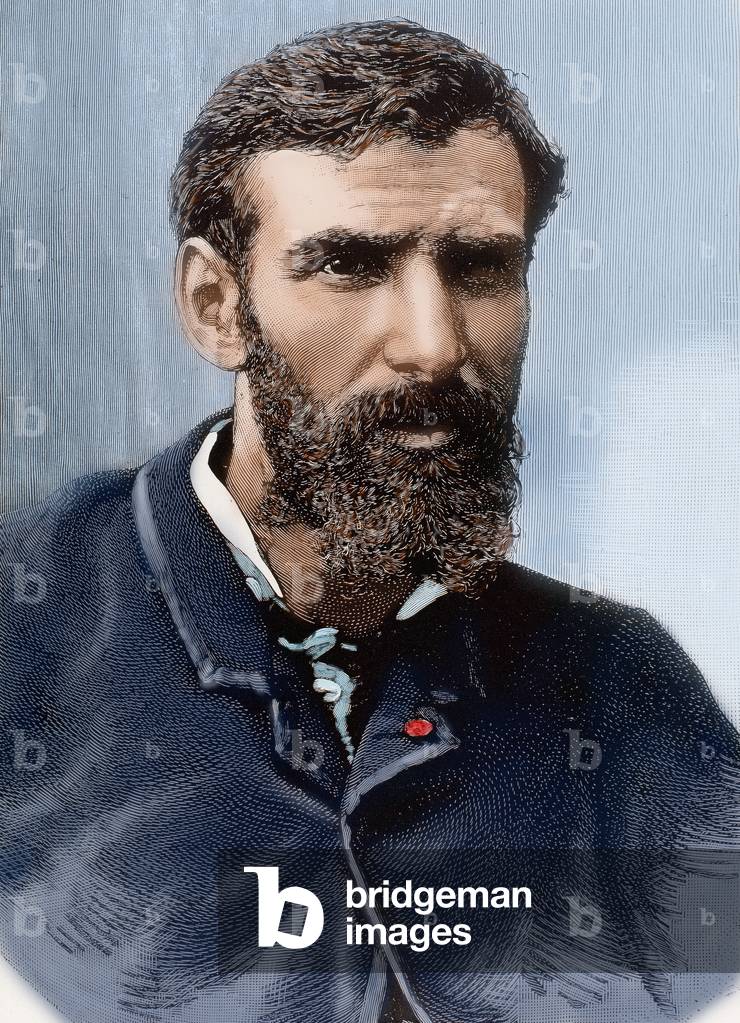 Brazza, Pierre-Paul Savorgnan de (1852-1905). French explorer and navigator of Italian origin. 
