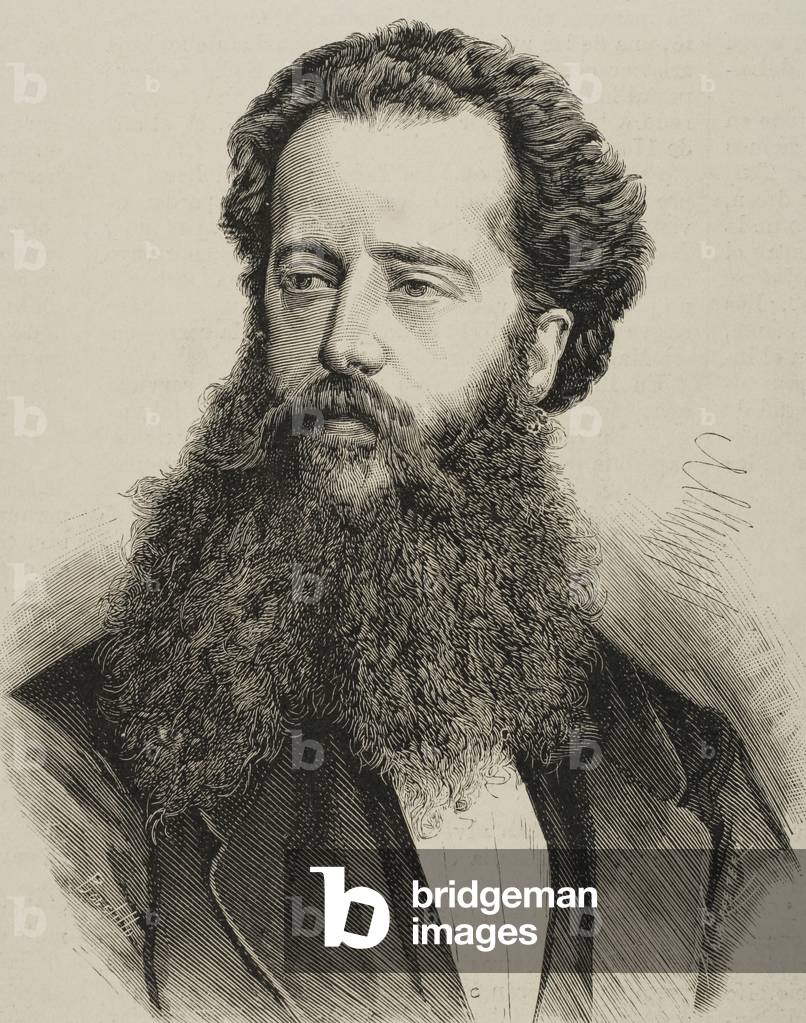 Portrait of Joaquin Espin y Guillen, Spanish musician (engraving)