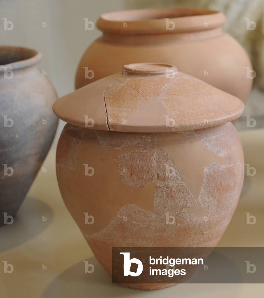 Roman era, Ceramic urns, The burial zone located at Robert d'Aguilo Street, Tarragona, Spain
