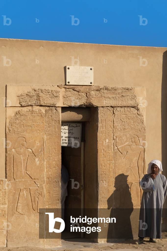 Egypt, Saqqara, Mastaba of Mereruka, Southern entrance.